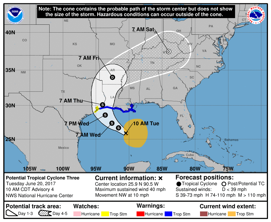 Tropical Storm Bret Named, Is Cindy next in the Gulf? | EasternSurf.com ...